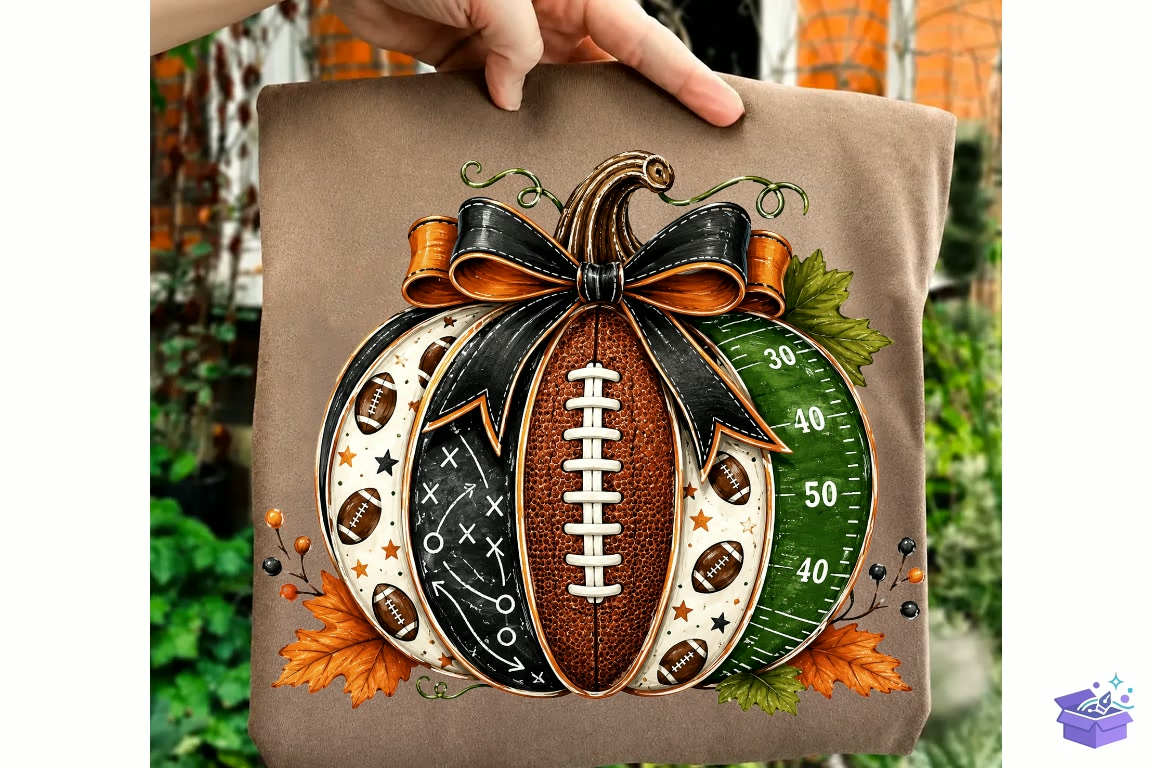Small Town Football Mom Club Coastal PNG - DTF & Süblimasyon Baskı Tasarımı (SVG, DXF, EPS, PNG) - detaylı önizleme 5