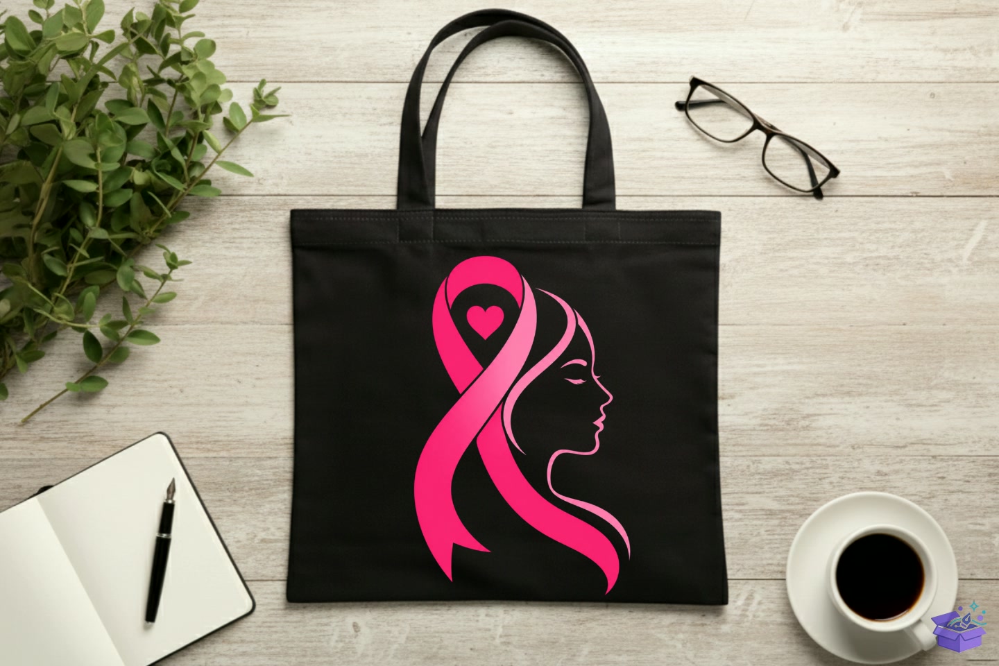 Pink Ribbon Woman PNG Breast Cancer PNG - DTF & Süblimasyon Baskı Tasarımı (SVG, DXF, EPS, PNG) - detaylı önizleme 5