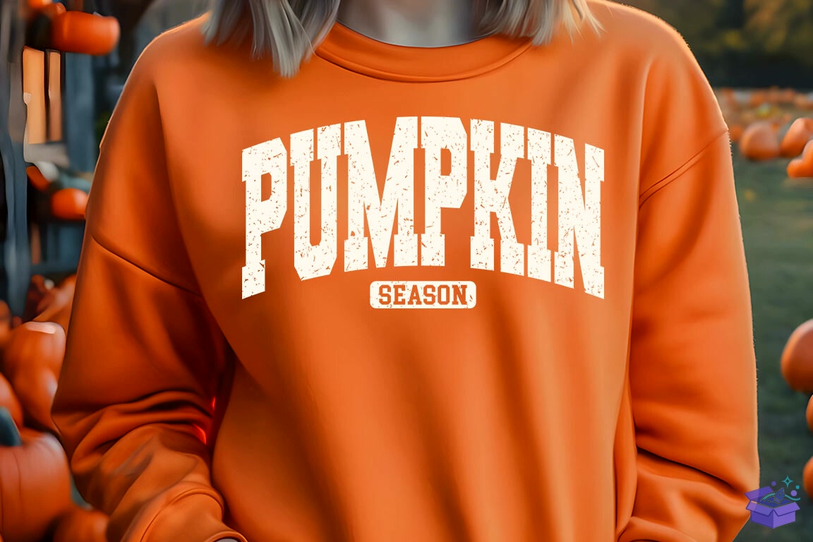 Retro Pumpkin Season Png Cozy Fall Vibes - DTF & Süblimasyon Baskı Tasarımı (SVG, DXF, EPS, PNG) - detaylı önizleme 3