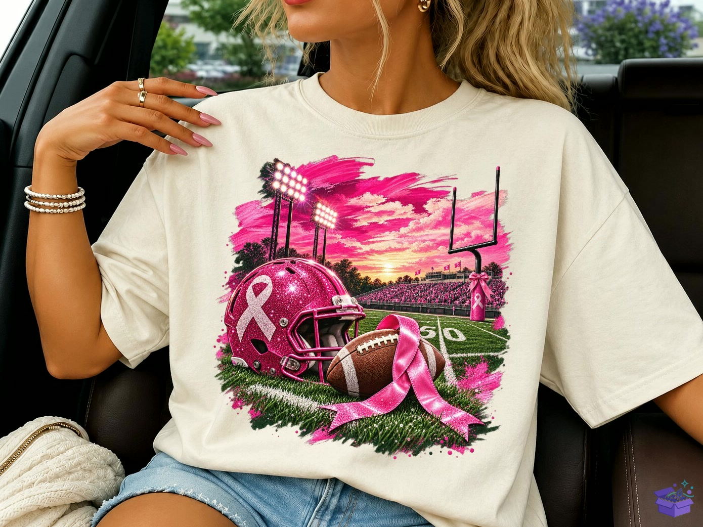Breast Cancer Football PNG Süblimasyon Baskı T - DTF & Süblimasyon Baskı Tasarımı (SVG, DXF, EPS, PNG) - DTF Baskı Tasarımları İndir (DXF, SVG, EPS)