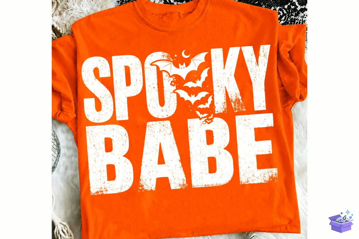 Spooky Babe PNG Trendy Cadılar Bayramı Png - DTF & Süblimasyon Baskı Tasarımı (SVG, DXF, EPS, PNG) - detaylı önizleme 3