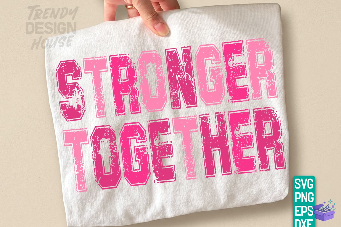 Breast Cancer Awareness SVG PNG - DTF & Süblimasyon Baskı Tasarımı (SVG, DXF, EPS, PNG) - detaylı önizleme 3