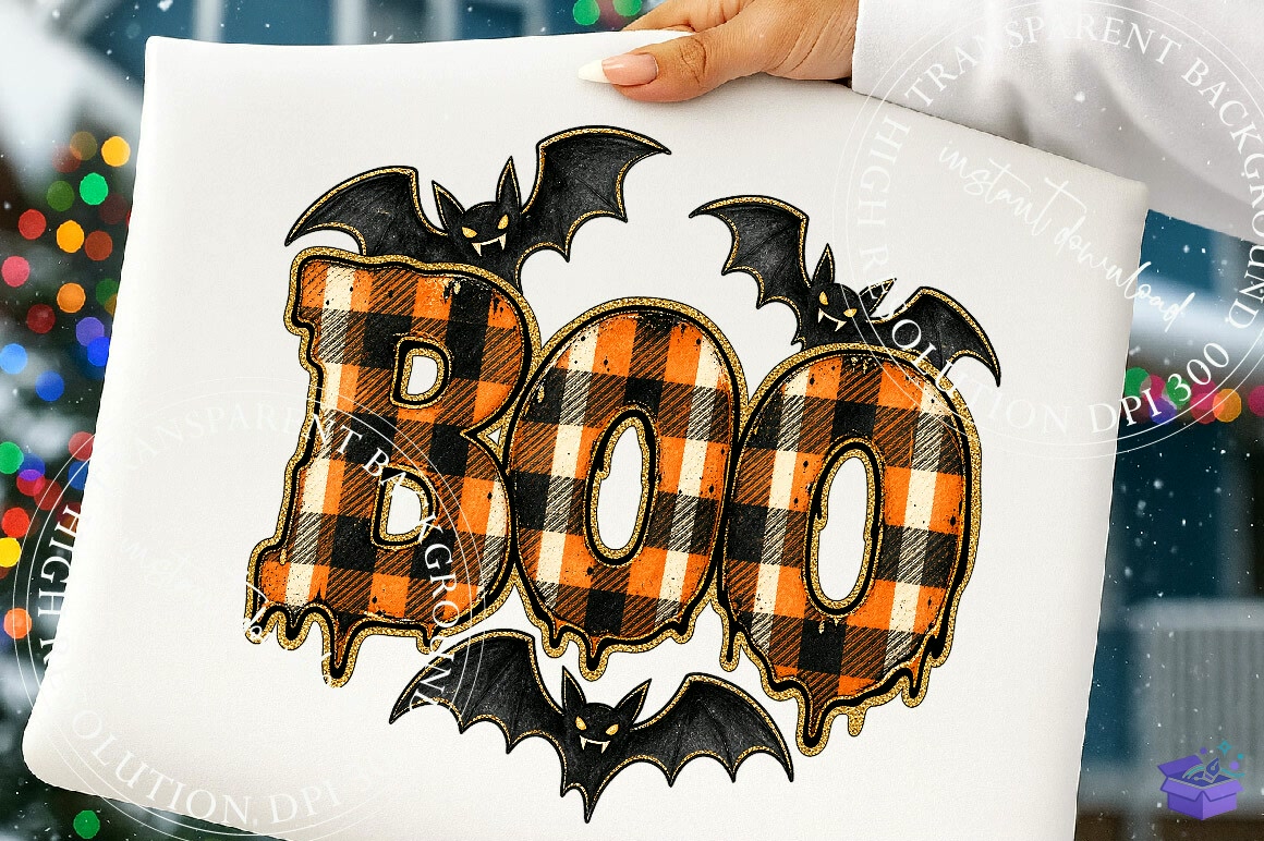 Trending Boo PNG Cadılar Bayramı PNG - DTF & Süblimasyon Baskı Tasarımı (SVG, DXF, EPS, PNG) - detaylı önizleme 4