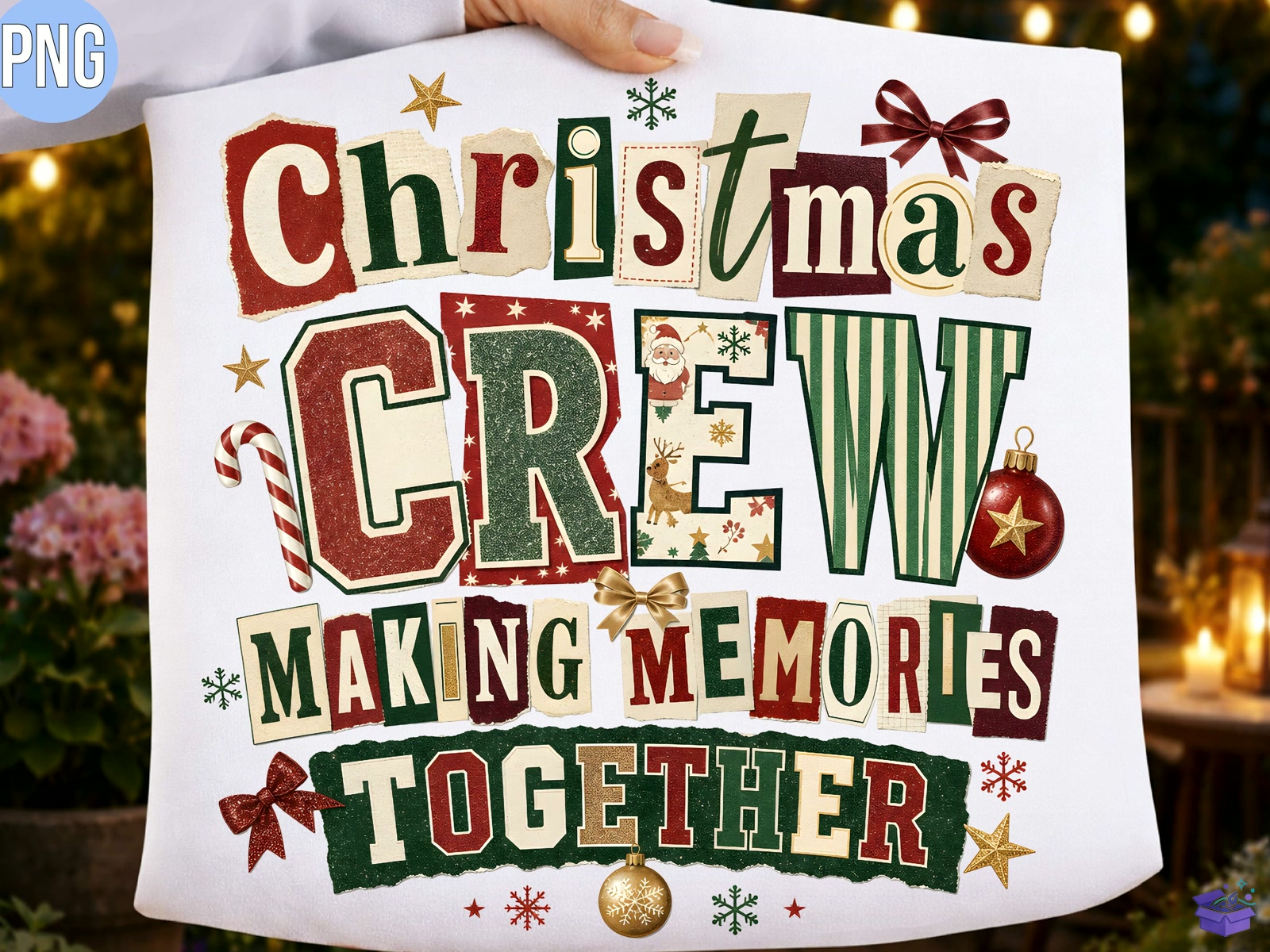 Yılbaşı Crew Making Memories Shirt PNG - DTF & Süblimasyon Baskı Tasarımı (SVG, DXF, EPS, PNG) - detaylı önizleme 4