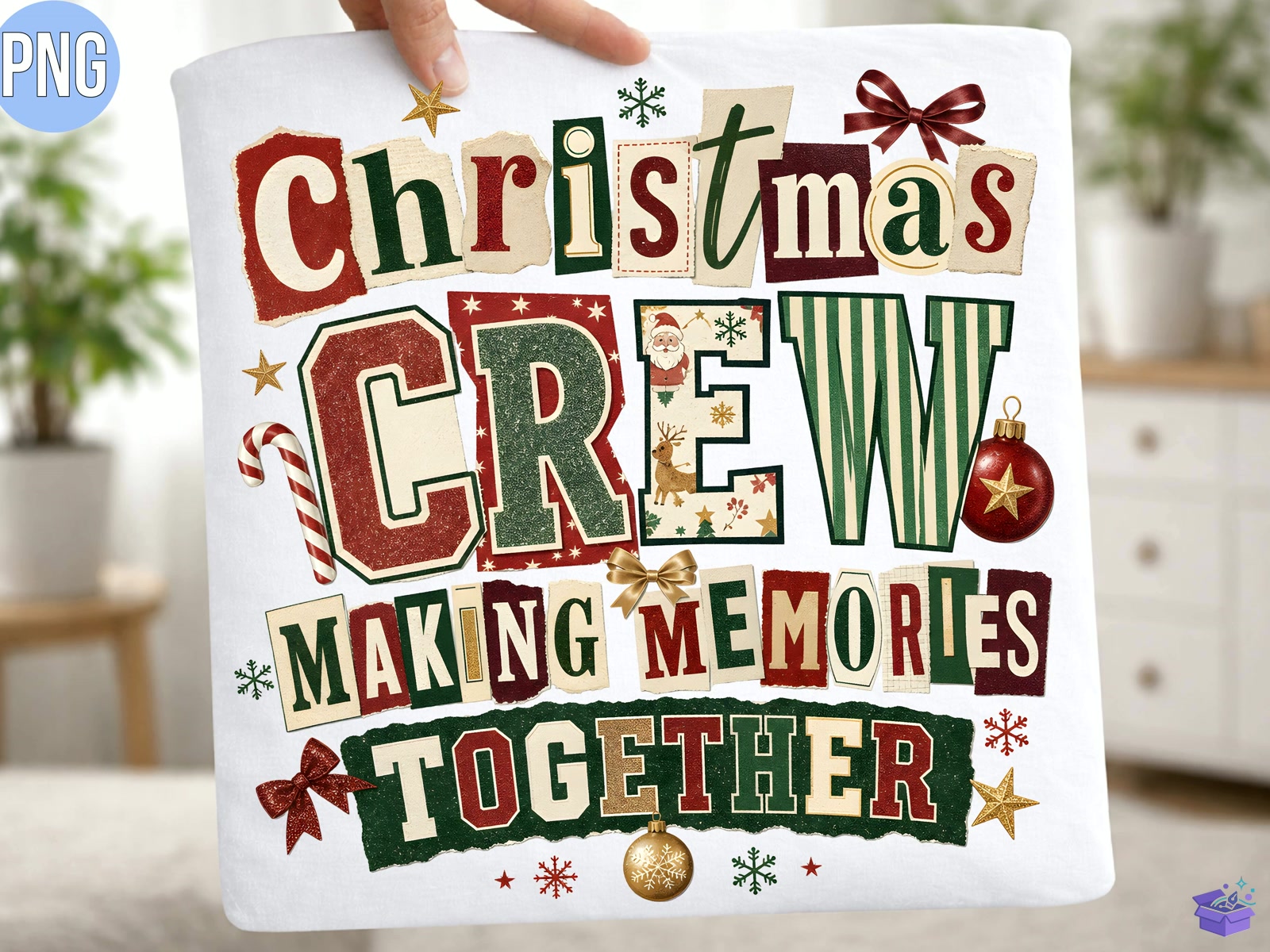 Yılbaşı Crew Making Memories Shirt PNG - DTF & Süblimasyon Baskı Tasarımı (SVG, DXF, EPS, PNG) - detaylı önizleme 5
