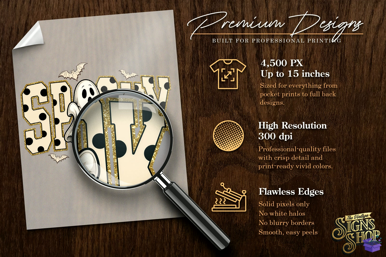 Spooky Ghost Preppy Cadılar Bayramı PNG - DTF & Süblimasyon Baskı Tasarımı (SVG, DXF, EPS, PNG) - detaylı önizleme 4