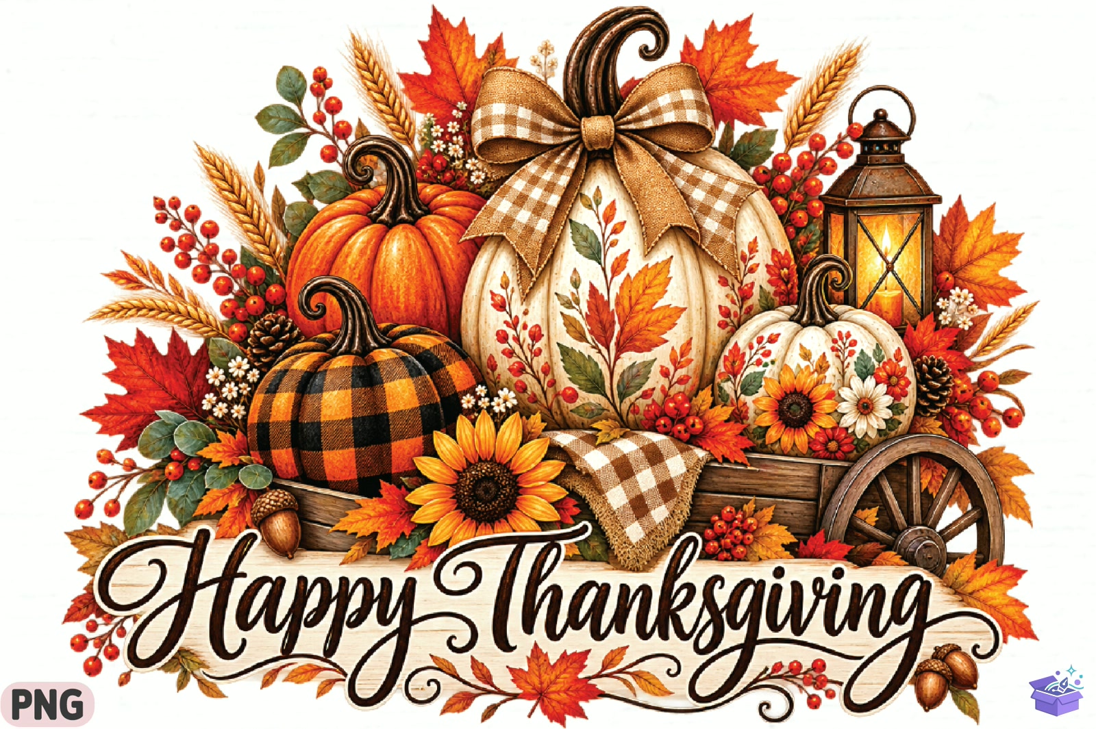Happy Thanksgiving PNG - DTF & Süblimasyon Baskı Tasarımı (SVG, DXF, EPS, PNG) - DTF Baskı Tasarımları İndir (DXF, SVG, EPS)