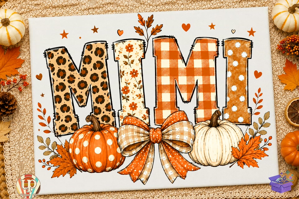 Leopard Mimi Fall Pumpkin Mama Shirt Png - DTF & Süblimasyon Baskı Tasarımı (SVG, DXF, EPS, PNG) - detaylı önizleme 2