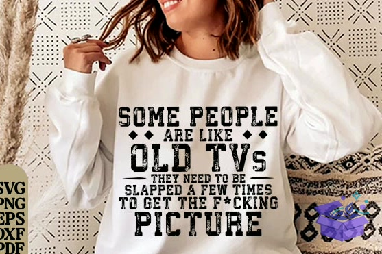 Funny Sarcastic Quote PNG Old TV Joke - DTF & Süblimasyon Baskı Tasarımı (SVG, DXF, EPS, PNG) - DTF Baskı Tasarımları İndir (DXF, SVG, EPS)