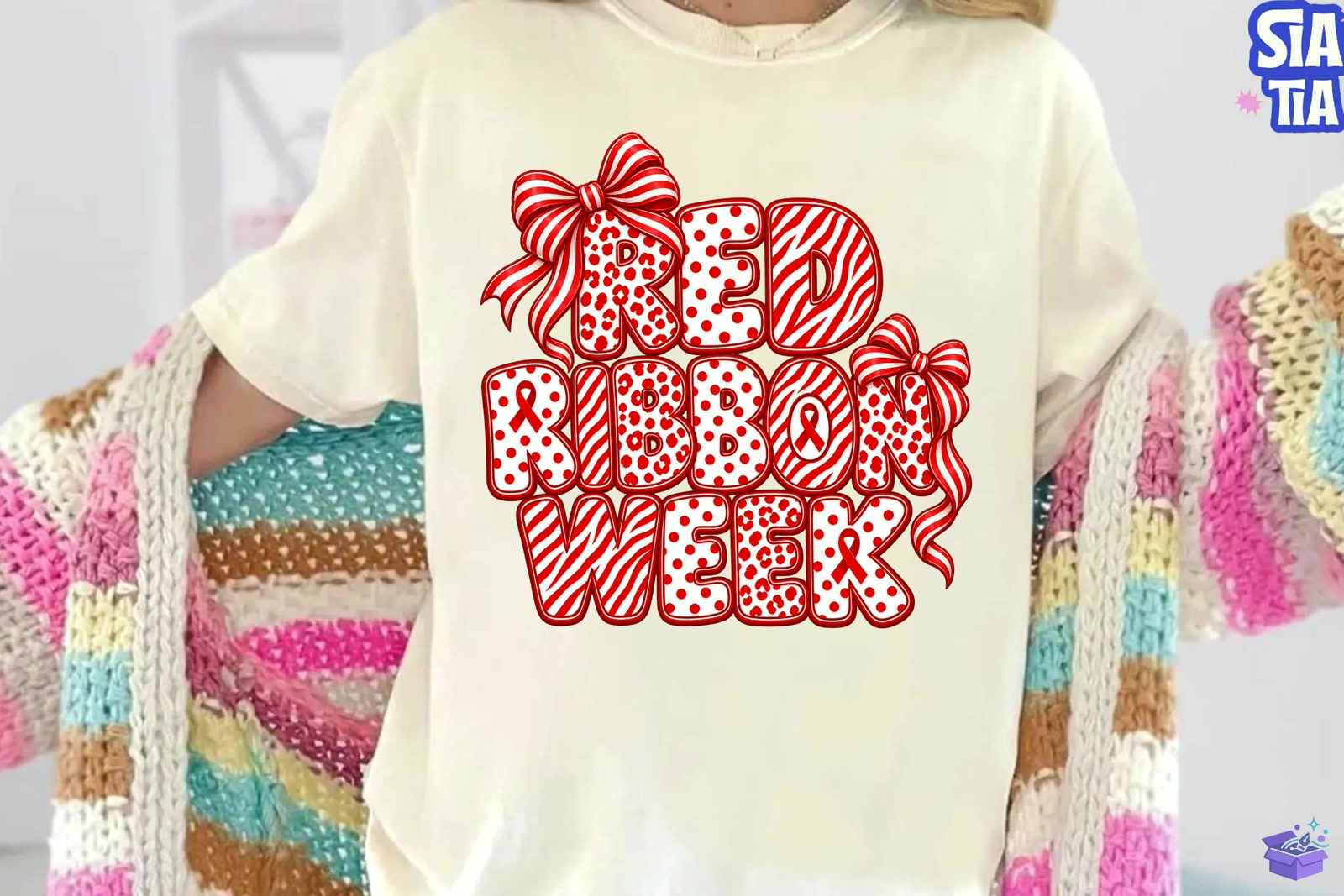 Red Ribbon Week PNG Süblimasyon Baskı Shirt - DTF & Süblimasyon Baskı Tasarımı (SVG, DXF, EPS, PNG) - DTF Baskı Tasarımları İndir (DXF, SVG, EPS)
