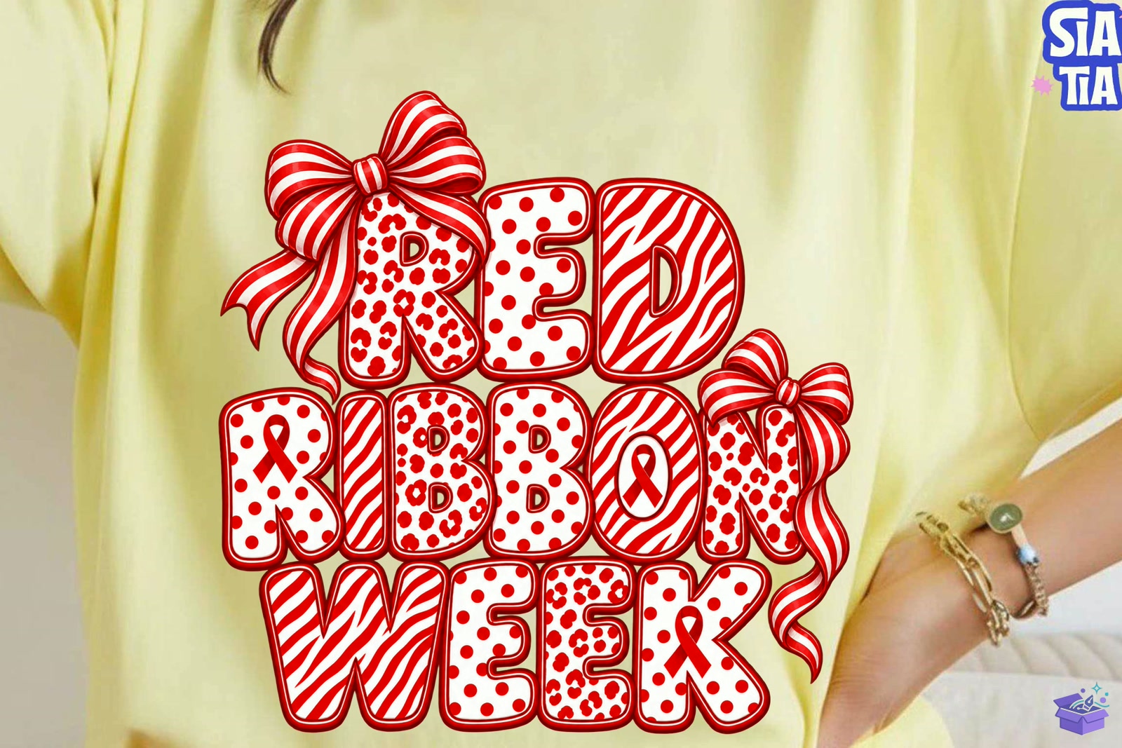 Red Ribbon Week PNG Süblimasyon Baskı Shirt - DTF & Süblimasyon Baskı Tasarımı (SVG, DXF, EPS, PNG) - detaylı önizleme 2