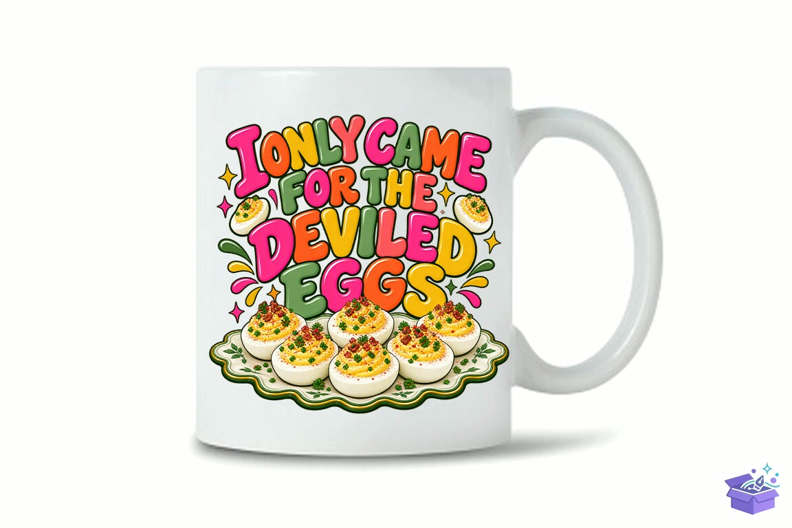Funny Deviled Egg Thanksgiving PNG - DTF & Süblimasyon Baskı Tasarımı (SVG, DXF, EPS, PNG) - detaylı önizleme 3