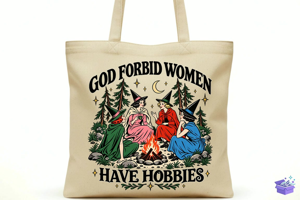 Women Have Hobbies Cadılar Bayramı PNG - DTF & Süblimasyon Baskı Tasarımı (SVG, DXF, EPS, PNG) - detaylı önizleme 4