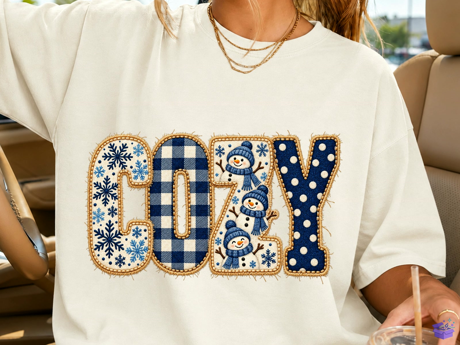 Cozy Winter PNG Süblimasyon Baskı Shirt Design - DTF & Süblimasyon Baskı Tasarımı (SVG, DXF, EPS, PNG) - detaylı önizleme 2