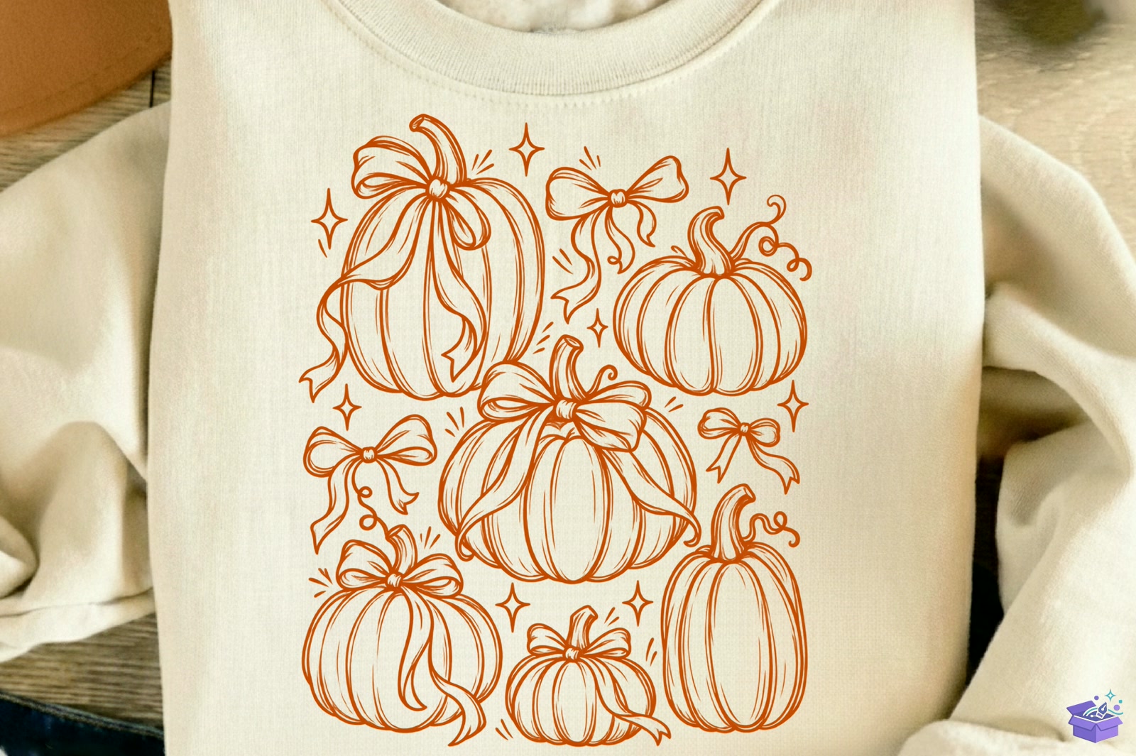 Boho Fall Pumpkin Bow Autumn Cadılar Bayramı - DTF & Süblimasyon Baskı Tasarımı (SVG, DXF, EPS, PNG) - DTF Baskı Tasarımları İndir (DXF, SVG, EPS)