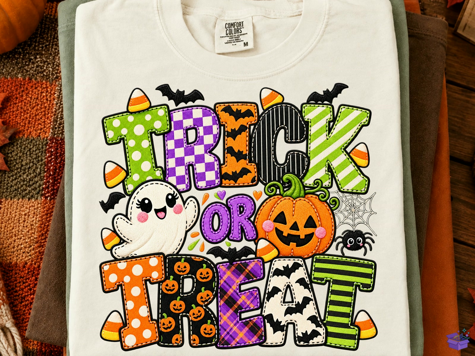 Trick Or Treat Cadılar Bayramı PNG Süblimasyon Baskı - DTF & Süblimasyon Baskı Tasarımı (SVG, DXF, EPS, PNG) - detaylı önizleme 2