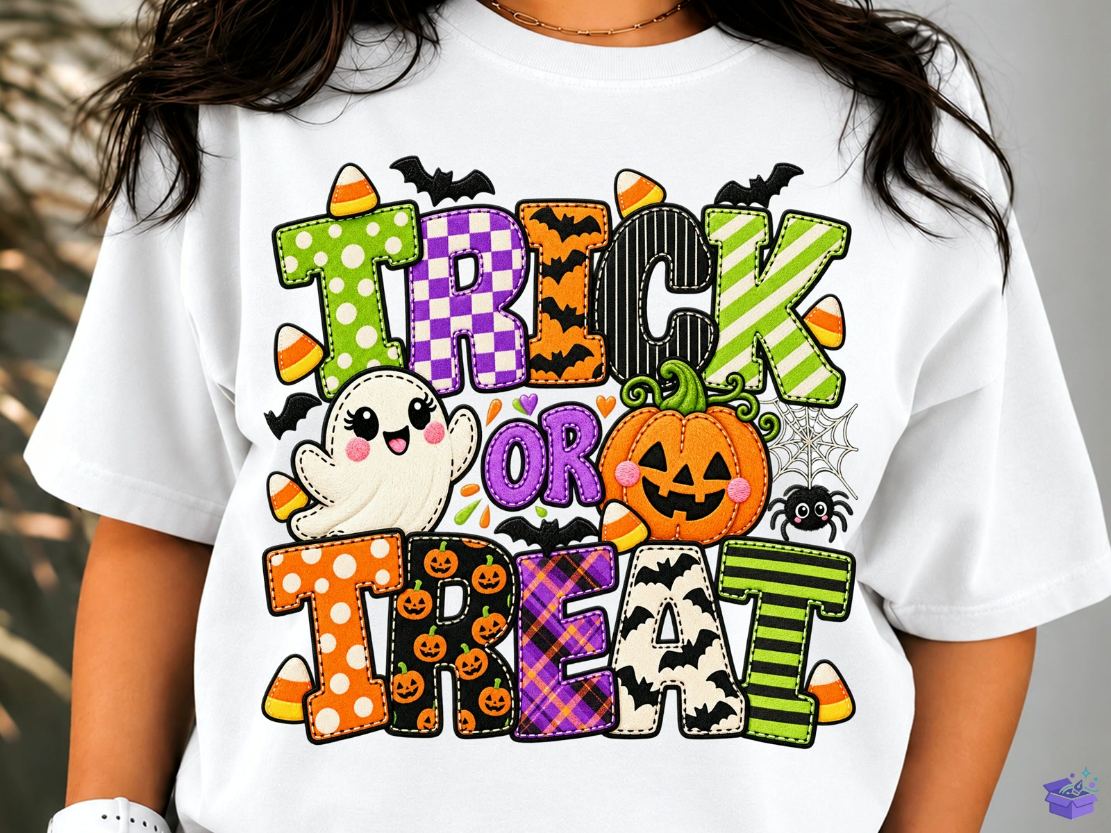 Trick Or Treat Cadılar Bayramı PNG Süblimasyon Baskı - DTF & Süblimasyon Baskı Tasarımı (SVG, DXF, EPS, PNG) - detaylı önizleme 4