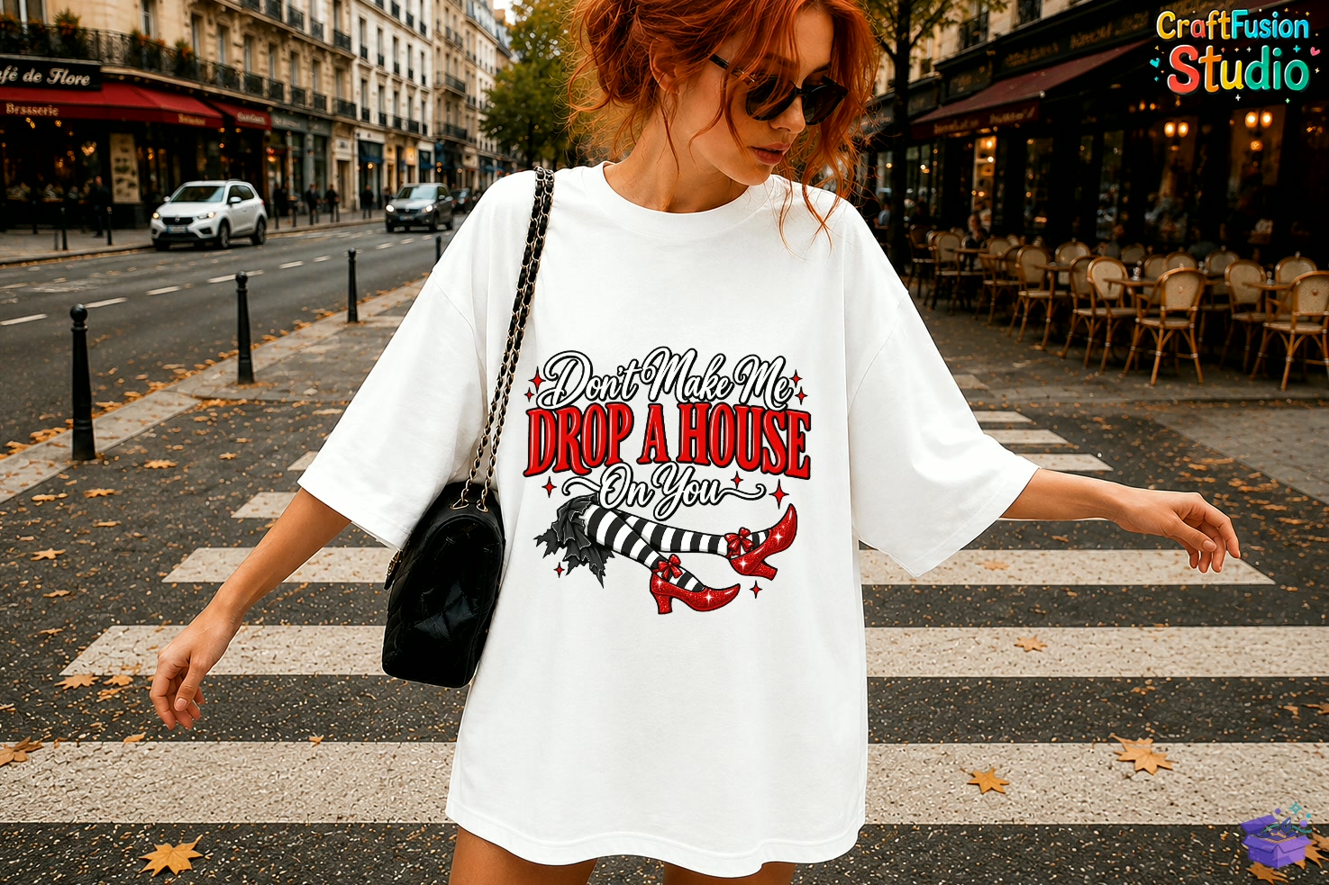 Drop a House On You Witch Legs PNG - DTF & Süblimasyon Baskı Tasarımı (SVG, DXF, EPS, PNG) - detaylı önizleme 3