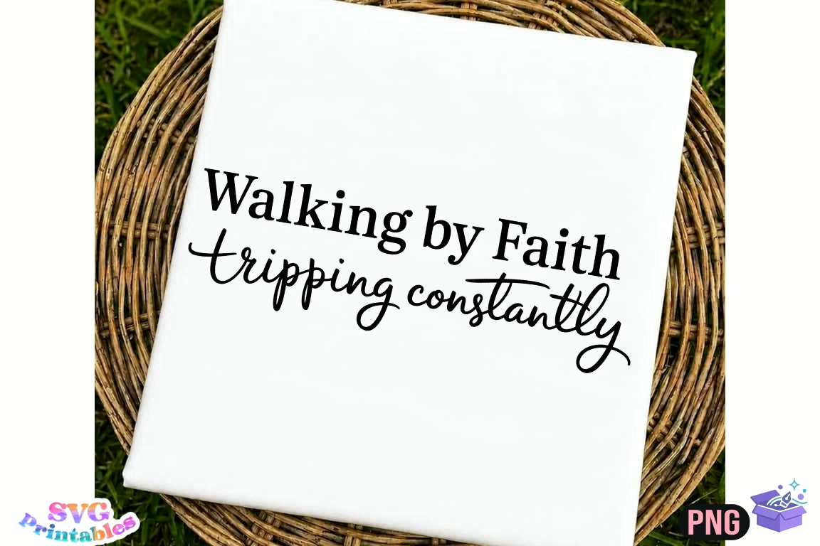 Funny Christian Shirt Png Walking By - DTF & Süblimasyon Baskı Tasarımı (SVG, DXF, EPS, PNG) - detaylı önizleme 4