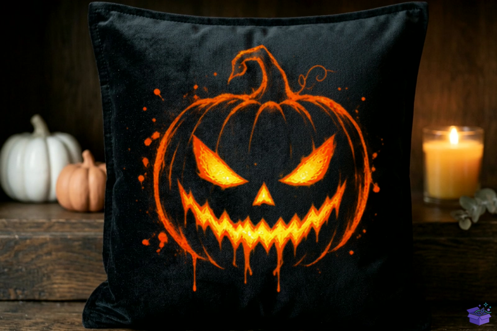 Spooky Pumpkin Cadılar Bayramı Png - DTF & Süblimasyon Baskı Tasarımı (SVG, DXF, EPS, PNG) - detaylı önizleme 2
