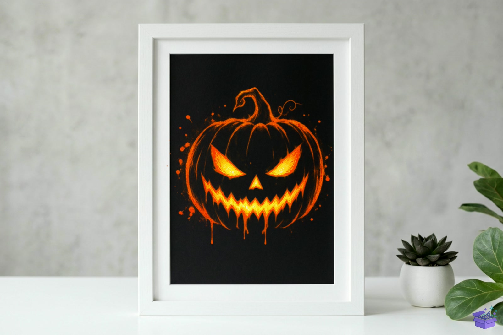 Spooky Pumpkin Cadılar Bayramı Png - DTF & Süblimasyon Baskı Tasarımı (SVG, DXF, EPS, PNG) - detaylı önizleme 4