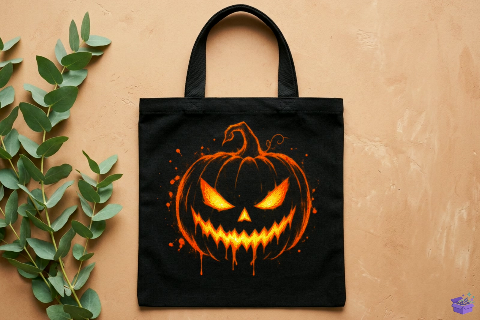 Spooky Pumpkin Cadılar Bayramı Png - DTF & Süblimasyon Baskı Tasarımı (SVG, DXF, EPS, PNG) - detaylı önizleme 5