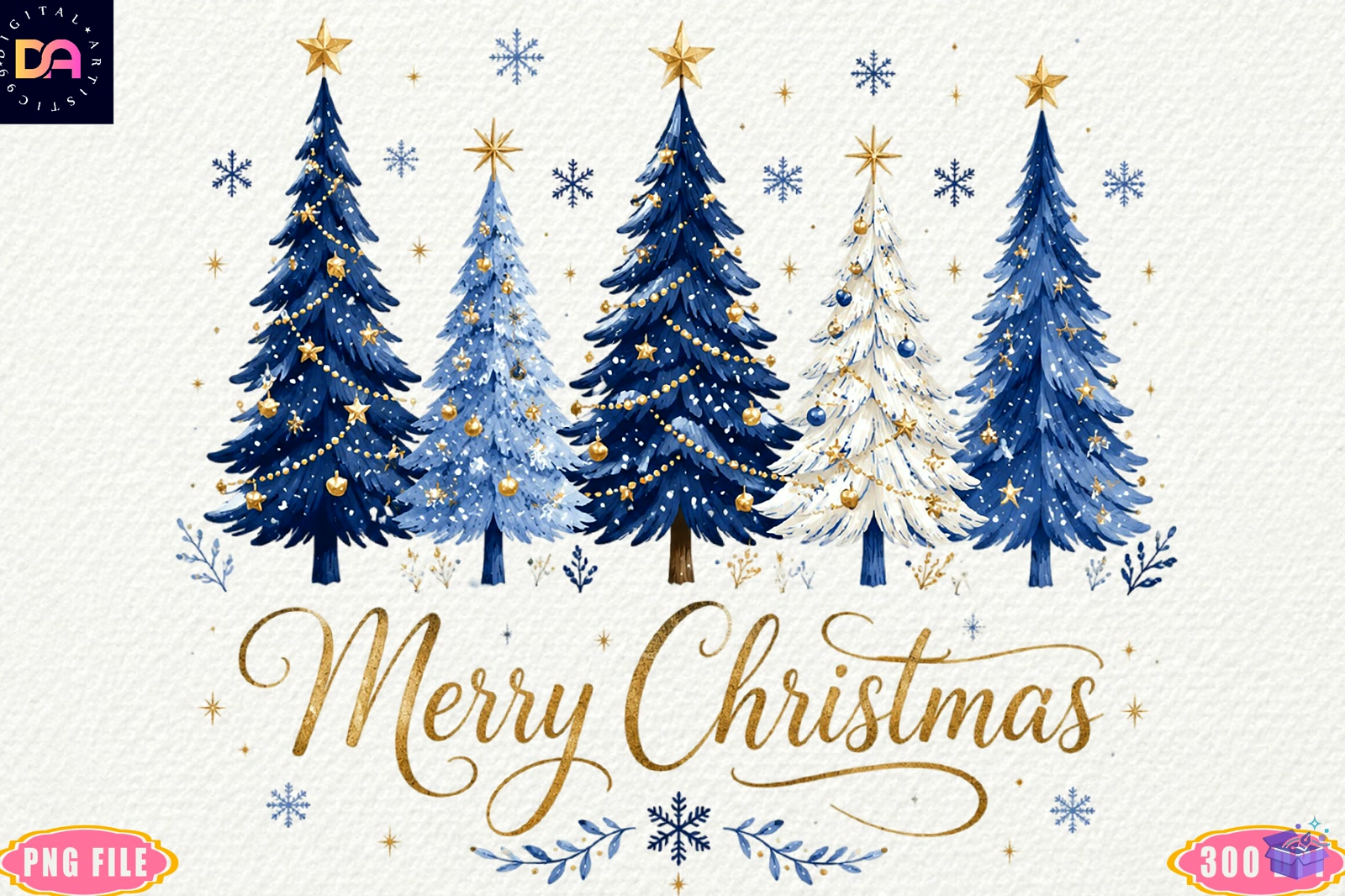 Merry Yılbaşı Süblimasyon Baskı Ağaç PNG - DTF & Süblimasyon Baskı Tasarımı (SVG, DXF, EPS, PNG) - detaylı önizleme 6