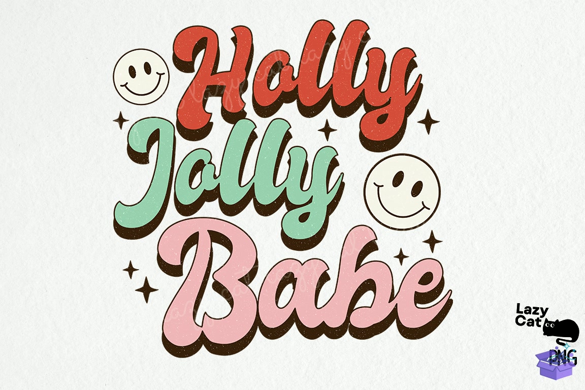 Retro Yılbaşı Süblimasyon Baskı - DTF & Süblimasyon Baskı Tasarımı (SVG, DXF, EPS, PNG) - detaylı önizleme 3