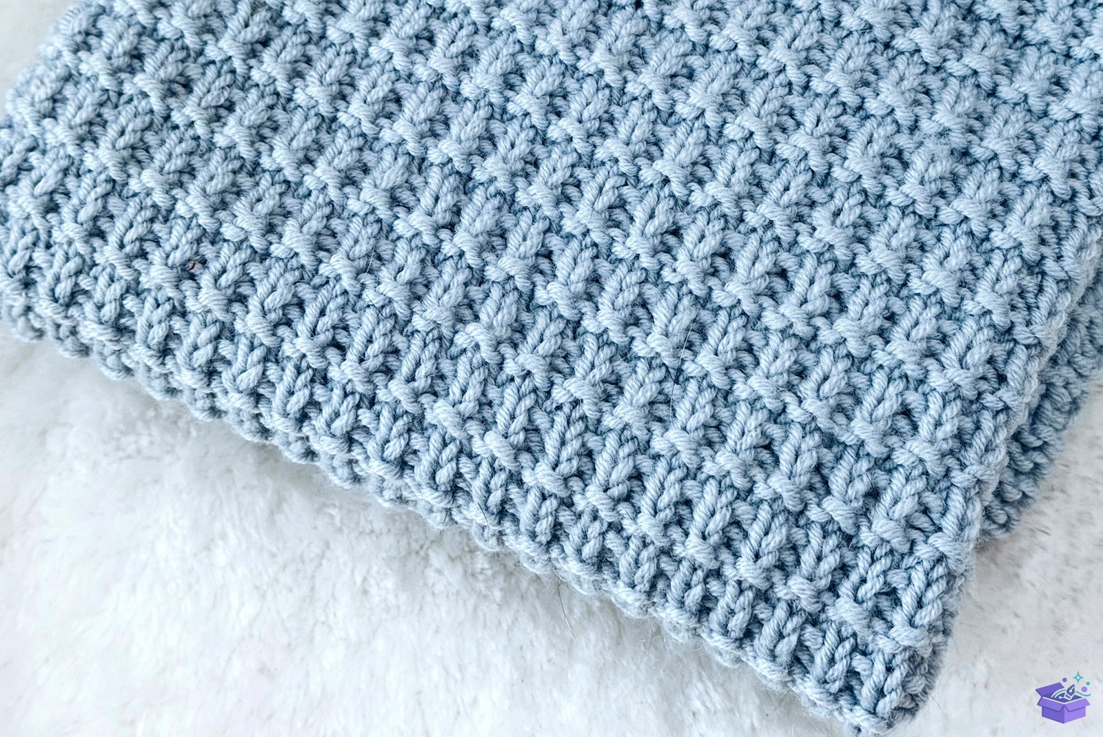 Seersucker Baby Blanket Knitting Desen - El İşi ve Kesim Dosyası (SVG, DXF, EPS, PNG) - detaylı önizleme 4