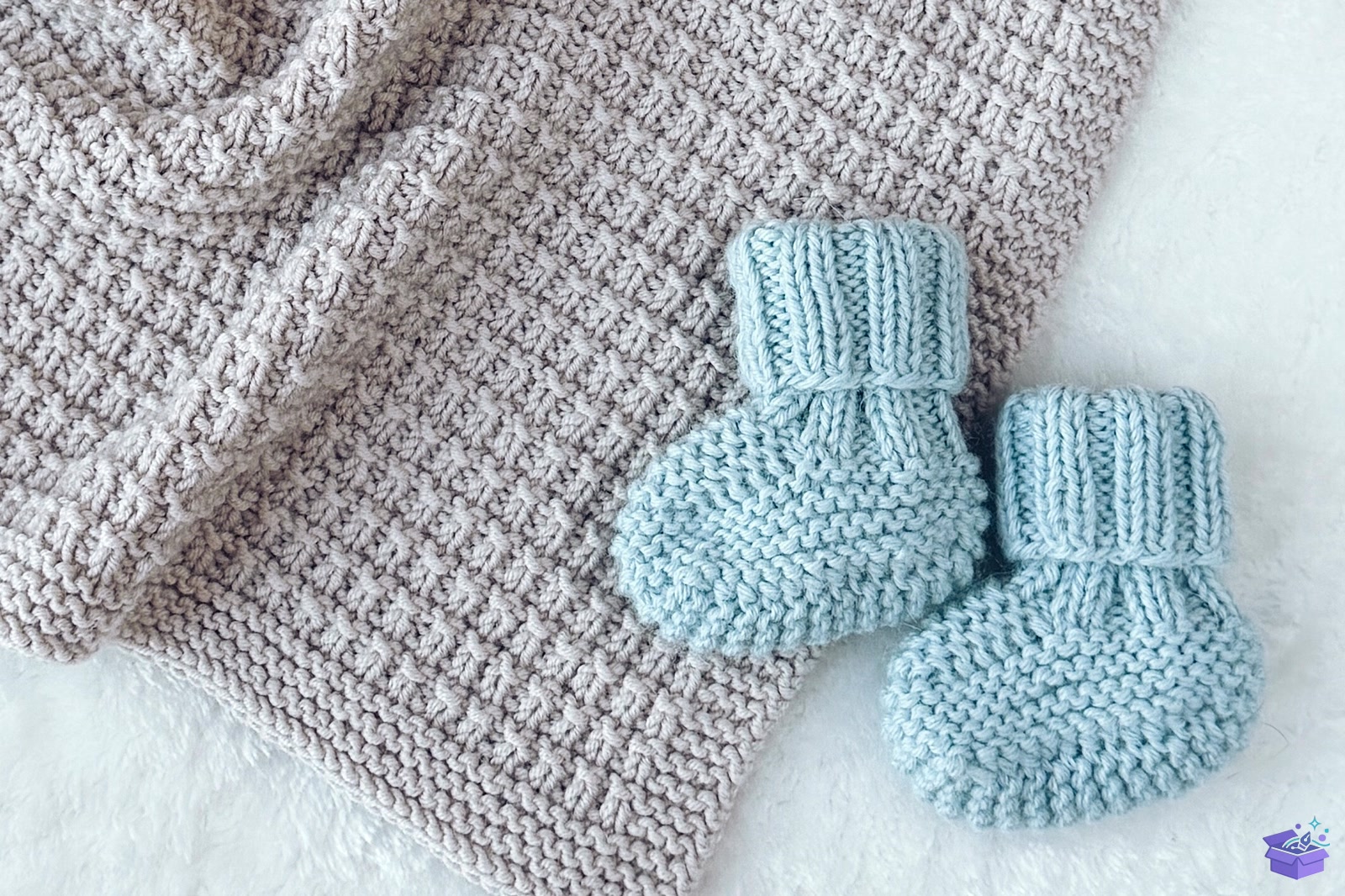 Seersucker Baby Blanket Knitting Desen - El İşi ve Kesim Dosyası (SVG, DXF, EPS, PNG) - detaylı önizleme 5