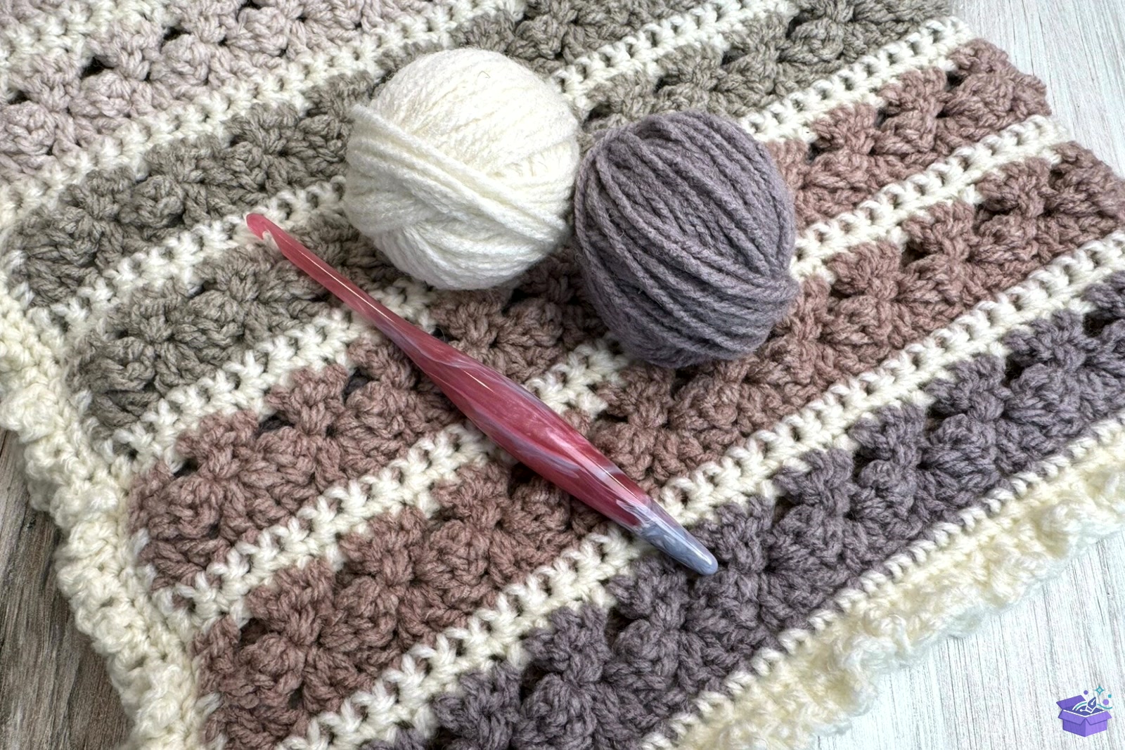 Blushing Blooms Baby Crochet Blanket - El İşi ve Kesim Dosyası (SVG, DXF, EPS, PNG) - detaylı önizleme 2