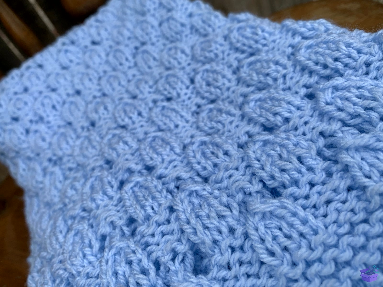 Lullaby Baby Blanket Knit Desen - El İşi ve Kesim Dosyası (SVG, DXF, EPS, PNG) - detaylı önizleme 2