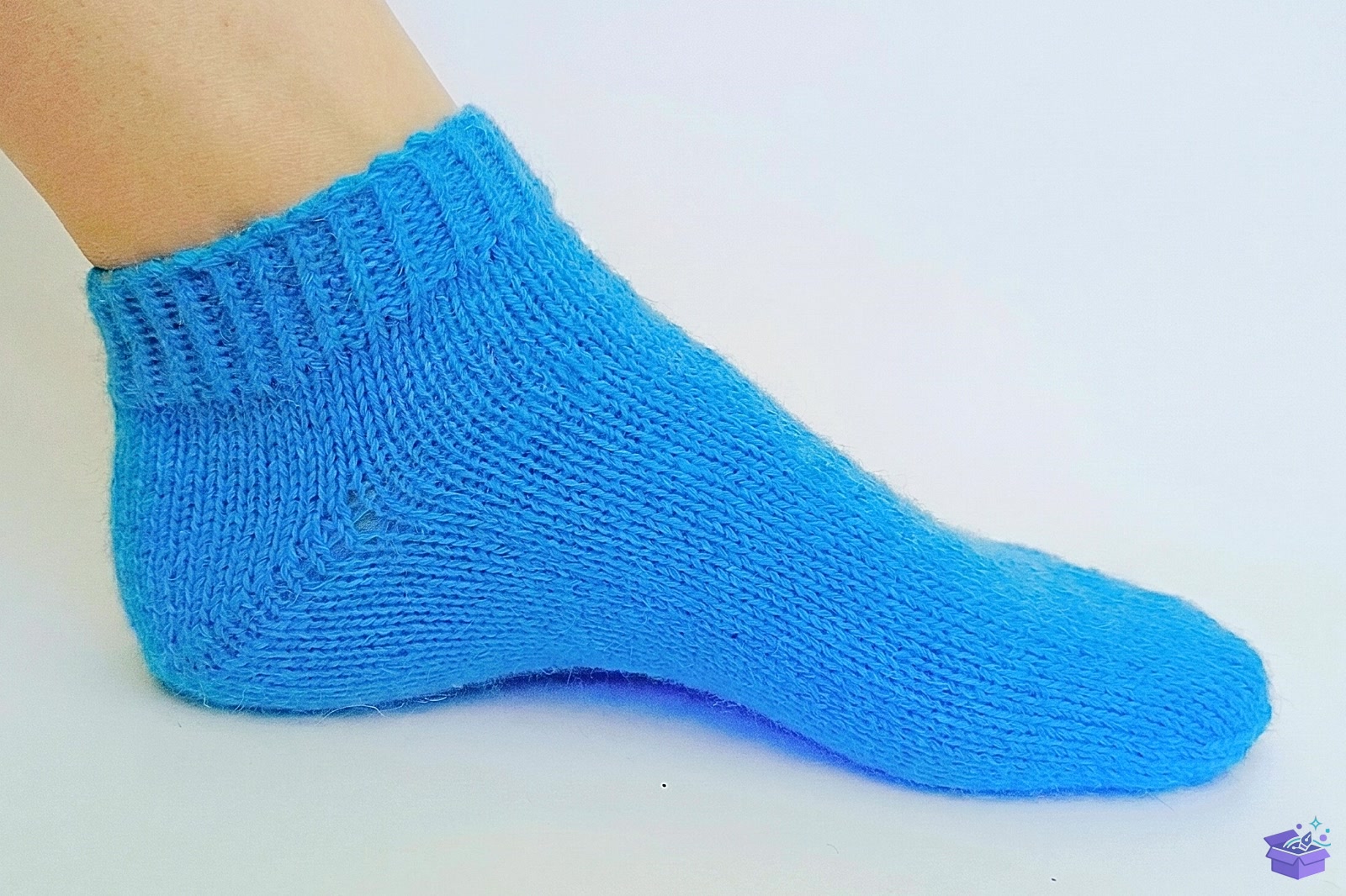 Easy Socks Knitting Desen PDF. Woman - El İşi ve Kesim Dosyası (SVG, DXF, EPS, PNG) - detaylı önizleme 3