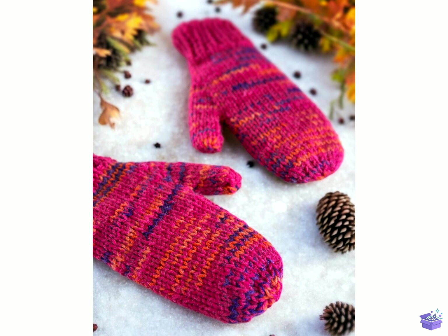 Super Easy And Quick Adult Mittens - El İşi ve Kesim Dosyası (SVG, DXF, EPS, PNG) - detaylı önizleme 3