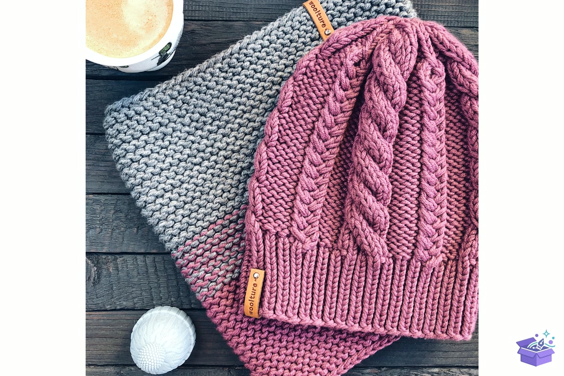 Greta Beanie Knitting Desen - El İşi ve Kesim Dosyası (SVG, DXF, EPS, PNG) - detaylı önizleme 6