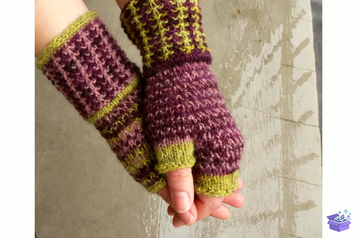 Cozy Mucagan Mitts - El İşi ve Kesim Dosyası (SVG, DXF, EPS, PNG) - detaylı önizleme 2