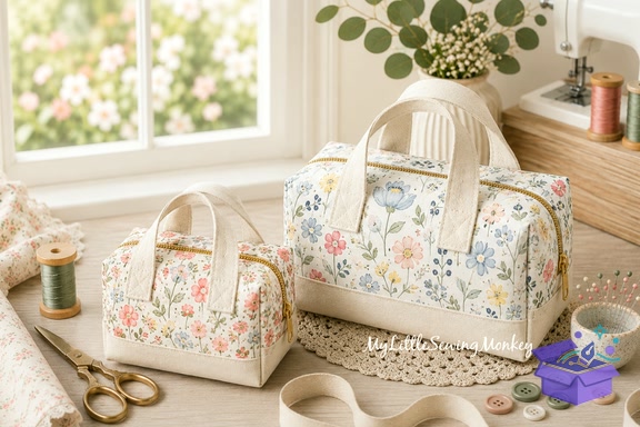 Mini Duffel Bag PDF Sewing Desen - El İşi ve Kesim Dosyası (SVG, DXF, EPS, PNG) - El İşi & Zanaat İndir (DXF, SVG, EPS)