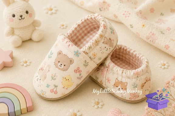 Baby Shoes Sewing Desen Baby Booties - El İşi ve Kesim Dosyası (SVG, DXF, EPS, PNG) - detaylı önizleme 4