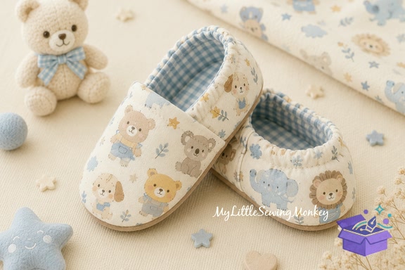 Baby Shoes Sewing Desen Baby Booties - El İşi ve Kesim Dosyası (SVG, DXF, EPS, PNG) - detaylı önizleme 5
