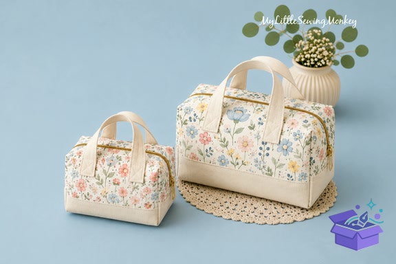 Mini Duffel Bags PDF Sewing Desen - El İşi ve Kesim Dosyası (SVG, DXF, EPS, PNG) - El İşi & Zanaat İndir (DXF, SVG, EPS)