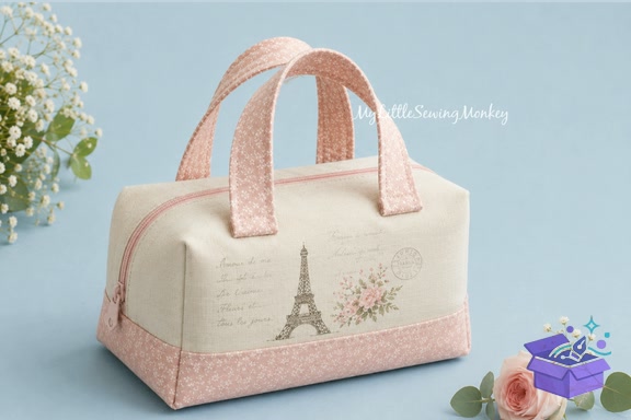 Mini Duffel Bags PDF Sewing Desen - El İşi ve Kesim Dosyası (SVG, DXF, EPS, PNG) - detaylı önizleme 2