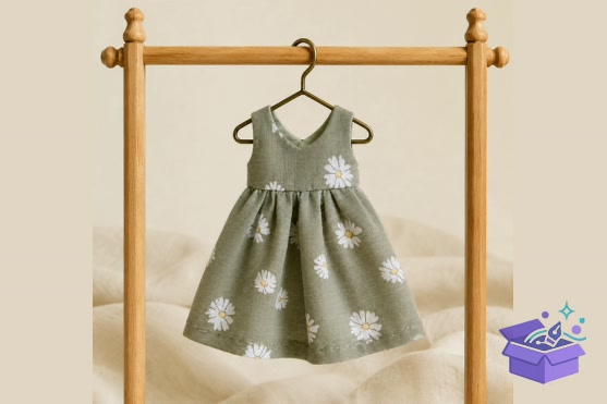 Doll Clothes Sewing Desen PDF - Makine Nakış Deseni (SVG, DXF, EPS, PNG) - detaylı önizleme 4