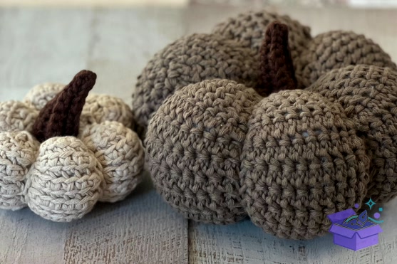 Crochet Pumpkin Desen - El İşi ve Kesim Dosyası (SVG, DXF, EPS, PNG) - detaylı önizleme 3