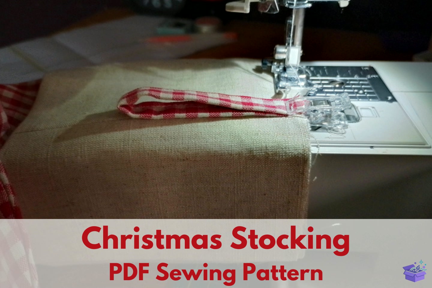 Yılbaşı Stocking PDF Sewing Desen - El İşi ve Kesim Dosyası (SVG, DXF, EPS, PNG) - detaylı önizleme 2