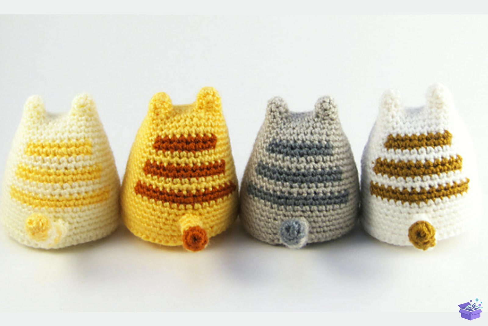 Cute Kedi Amigurumi Crochet Desen - El İşi ve Kesim Dosyası (SVG, DXF, EPS, PNG) - detaylı önizleme 4