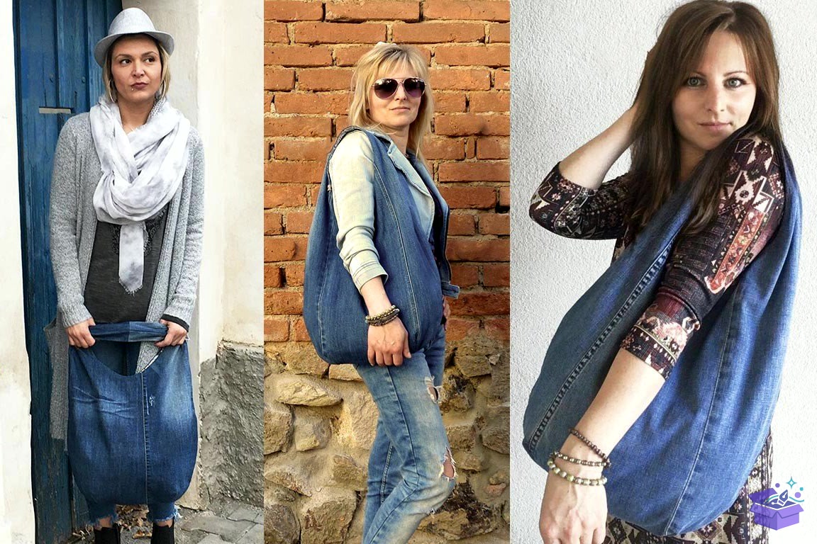 Hobo Bag - El İşi ve Kesim Dosyası (SVG, DXF, EPS, PNG) - detaylı önizleme 4