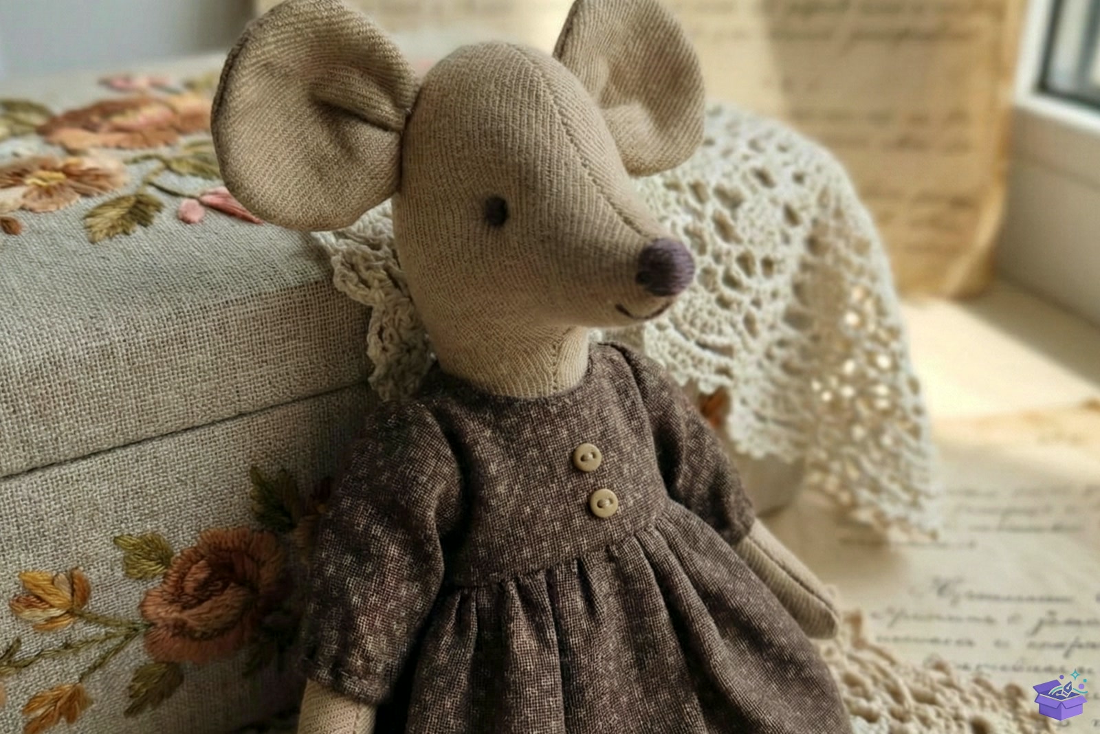 Mouse Family Sewing Desen - El İşi ve Kesim Dosyası (SVG, DXF, EPS, PNG) - detaylı önizleme 2