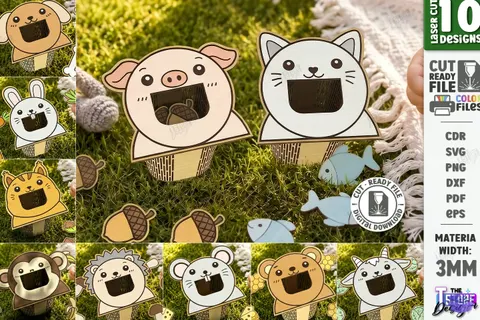 Animal Montessori Game Lazer Kesim - 3D Baskı ve Model Dosyası (STL, OBJ, 3MF) - Lazer Kesim Dosyaları İndir (STL, OBJ, 3MF)