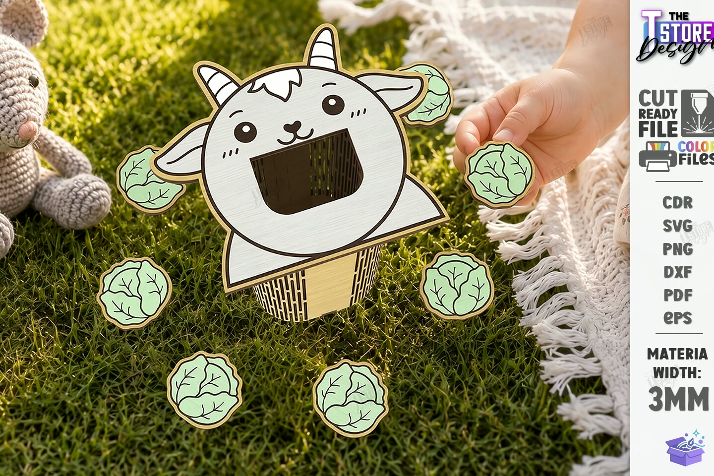 Animal Montessori Game Lazer Kesim - 3D Baskı ve Model Dosyası (STL, OBJ, 3MF) - detaylı önizleme 2