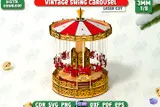 3D Lunapark - Lazer Kesim ve Çizim Dosyası (SVG, DXF, EPS, CDR, PDF, PNG) - detaylı önizleme 6